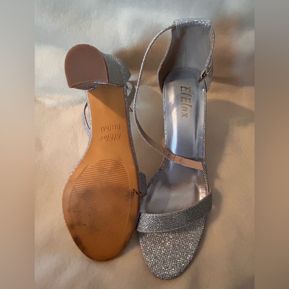 Nice short silver shoe